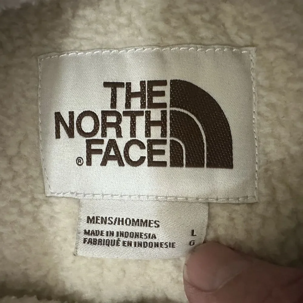 The North Face Men's Campshire Sherpa Lined Shirt Jacket Size L Brown Plaid